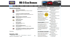 Desktop Screenshot of mx5club.dk